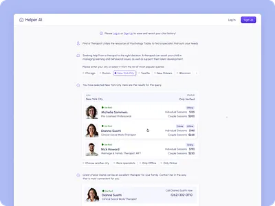 SessionBookingUI calminterface citybasedsearch empathydrivendesign findyourtherapist mentalhealthfinder sessionbookingui therapickapp therapickux therapistdirectory verifiedspecialists