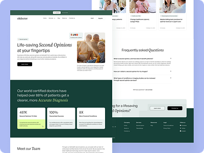 GlobalDoctorAccess accuratediagnosisux cleanmeddesign design faqinteraction globaldoctoraccess healthcarelanding medicalconversionui meditrustux modernhealthweb patienttrustui secondopinionflow secondopinionux telehealthdesign telemedicinedesign ui user experience ux uxfordoctors uxui