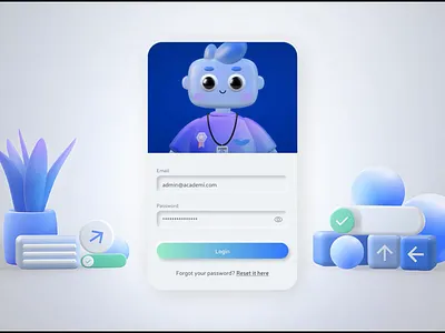 3D Character Design - Spline 3d 3d background 3d character brand character character design education mascot spline spline character