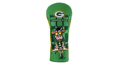 NFL Green Bay Packers Lambeau Field Driver Headcover bike ride golf golf accessories golf brand green gold green bay green bay packers headcover illustration lambeau lambeau field nfl packers sport sports branding