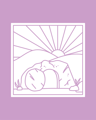 Easter Vigil design graphic design illustration