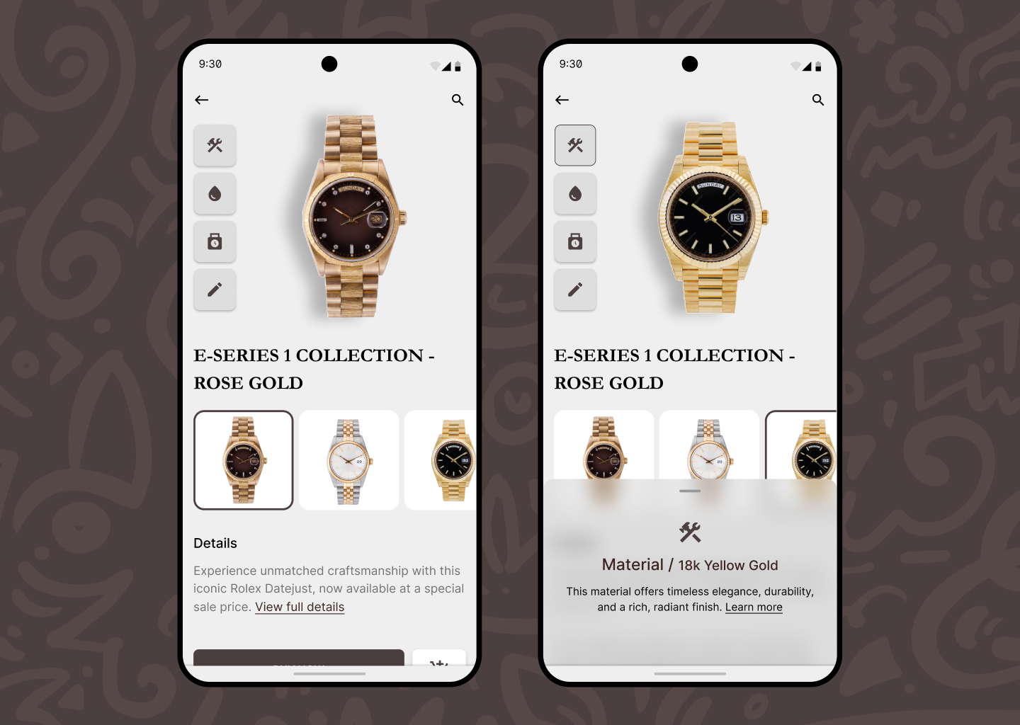 #DailyUI - Customize product customize product dailyui mobile app ui