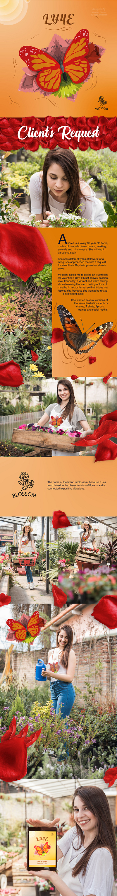 Butterfly Proyect art butterfly designer digital art flower garden graphic design graphic designer illustration illustrator print vector