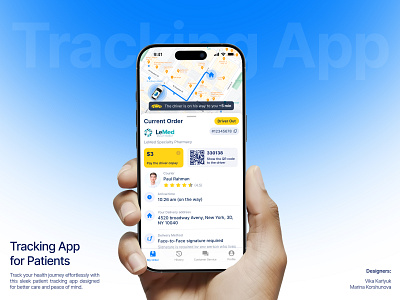 Tracking App for Patients app design figma ui