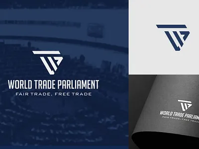 Minimalist, Modern, Initial WTP Logo Design World Trade 3d branding design graphic design illustration initial logo logomaker minimal minimalist modern motion graphics trade typography ui ux vector world wtp