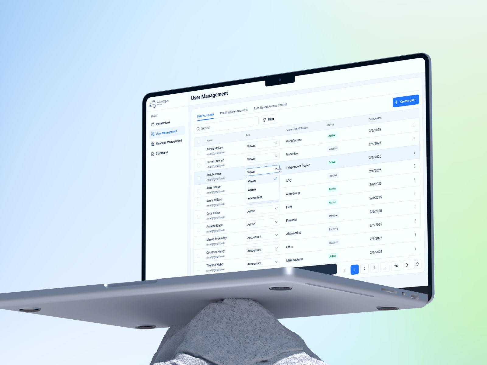 Example of Product Design For Saas