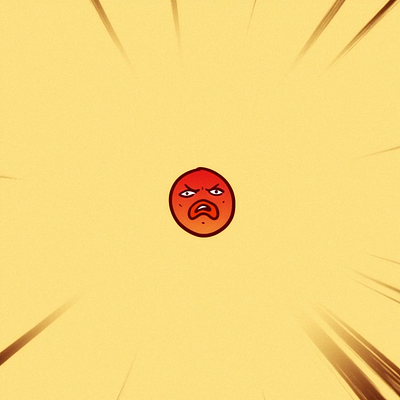 Tropical 2d animation after effect angry animation art collab hot illustration motion design motion graphics photoshop scream thermometer tired wheater