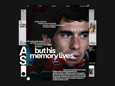 Legacy Lives in Digital Form biography page clean interface digital form digital storytelling dynamic text editorial layout elegant composition emotional design fullscreen design hero section immersive ux impactful visuals layered layout legacy lives legacy tribute modern tribute tribute website type driven typography