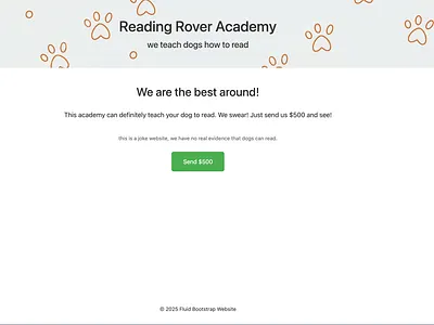 Fluid Bootstrap Website with Style Guide & Wireframe