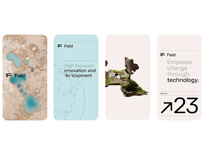 Field: Nature-Inspired Digital Platform Mobile UI app design application design blockchain design field app minimalist mobile mobile app pastel colors simple soft colors ui ui design ux design uxui
