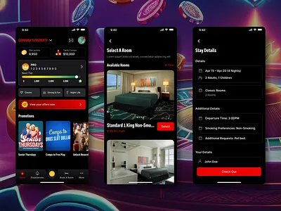 Plan A Technologies - Rewards Casino App branding casino design graphic design icon logo mobile rewards ui ux vector