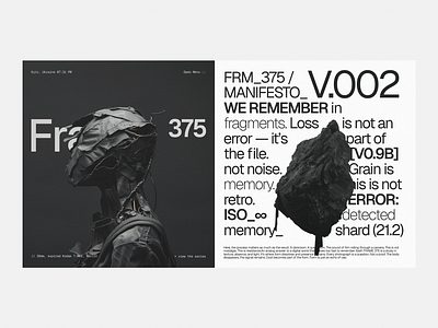 Sci-fi Wasteland Concept brutalistdesign sci fi typography visualidentity