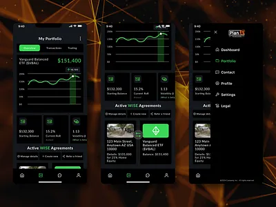 Plan A Technologies - Crypto Real State Designs branding crypto design graphic design icon illustration logo mobile real state typography ui ux vector