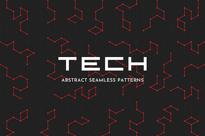Technology Geometric Seamless Patterns abstract background branding design geometric hexagon illustration pattern patterns seamless tech technology texture wallpaper
