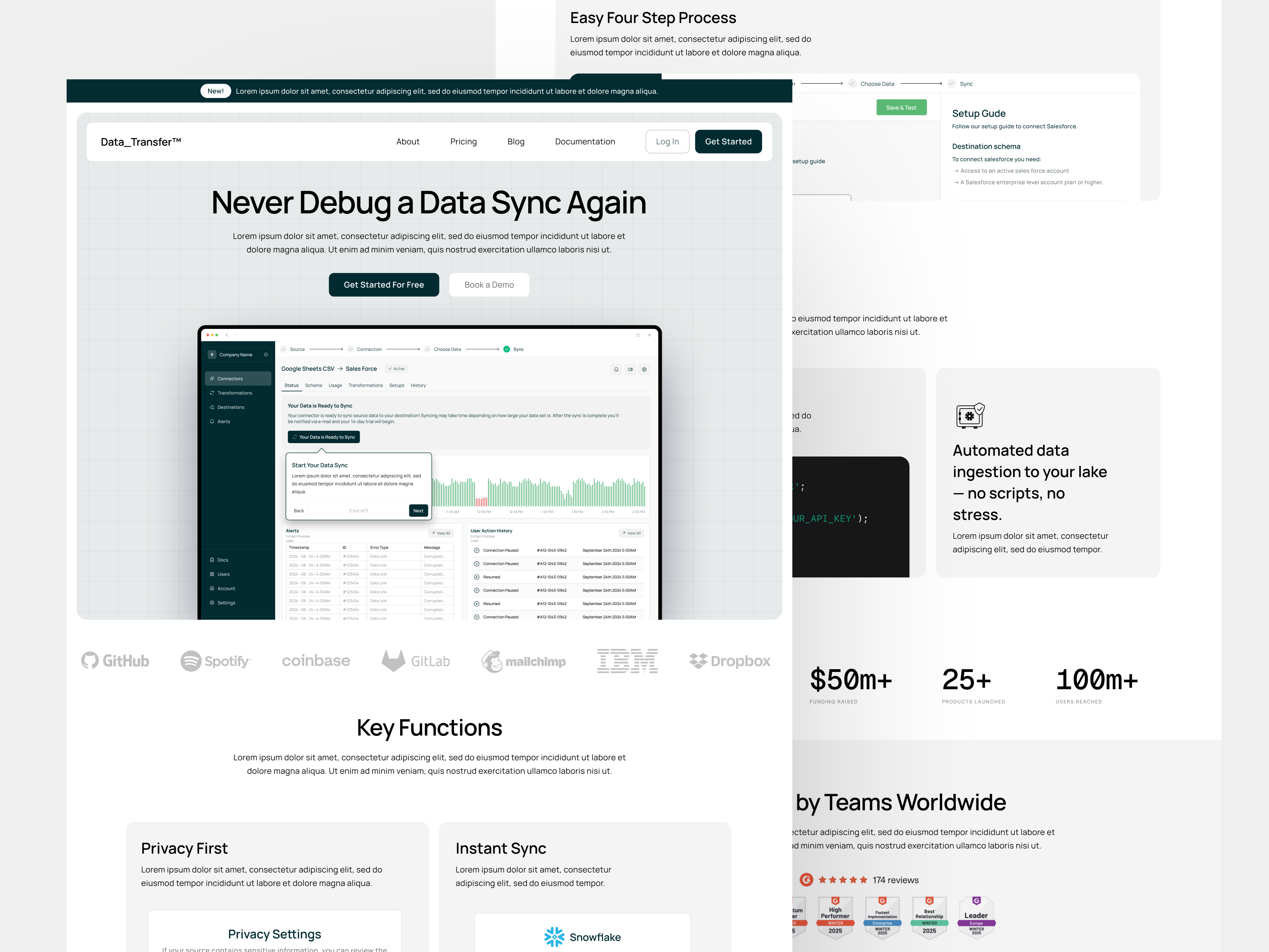 Example of Website Design For Saa S Startups