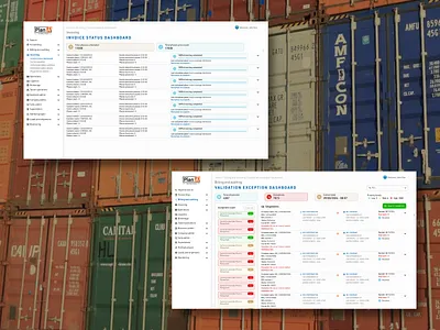 Plan A Technologies - Logistic Internal Dashboard Web App branding dashboard design graphic design icon illustration logistics logo ui ux vector windows