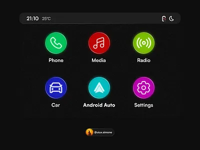 Dacia Duster Media Nav – UI Redesign Concept car ui dashboard design light mode ui usability visual design