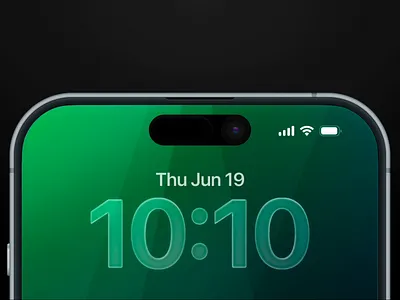 iOS 26 Concept - Dynamic Island Charging Time animation apple battery charging concept dynamic island gradient illustration ios ios 26 iphone liquid glass loop percent remaining time ui ux