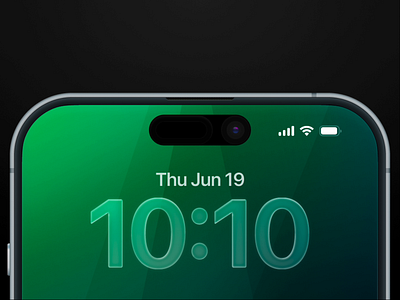iOS 26 Concept - Dynamic Island Charging Time animation apple battery charging concept dynamic island gradient illustration ios ios 26 iphone liquid glass loop percent remaining time ui ux