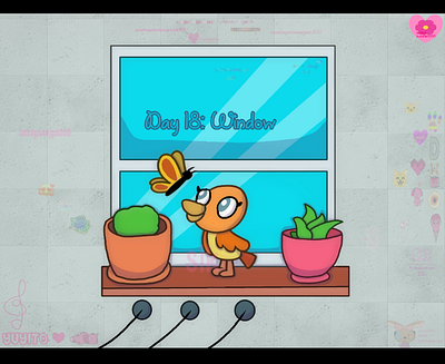 Junefairytale Day 18: Window art post art tag digital art drawing fan art illustration