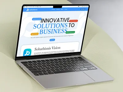 Sobatbisnis Landing Page Mockup landing page landingpage ui ux