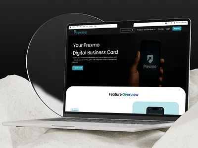 Prexmo Landing page landingpage ui ux
