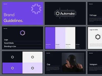Automake - Branding & Logo animation automake brand design branding branding design clean design graphic design logo logo design minimalist logo modern logo motion graphics ui uidesign uiux uiuxdesign ux uxdesign uxerflow