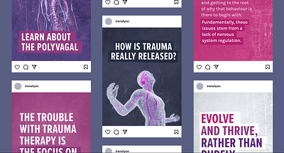 Nervous System Social Media Posts graphic design nervous system social media