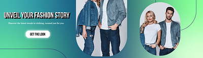 Trendy Denim Fashion Ad – Minimalist Style branding design e comme commerce fashion banner graphic design illustration poster ui