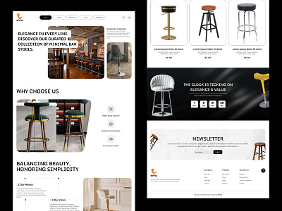 SitTribe- Bar Stools branding graphic design ui