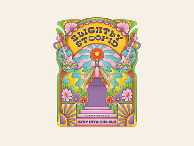 Slightly Stoopid: Band Merchandise apparel art art illustration art merch artworks band clothing brand colorful editorial graphic design illustration line artwork merch design merch illustration merchandise