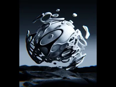 Design inspiration comes in many forms—this is one of them. 3d animation creative inspiration loop motion graphics