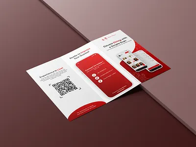 Restaurant Management System Brochure Design application branding brochure graphic design restaurant management system saas typography ui uiux