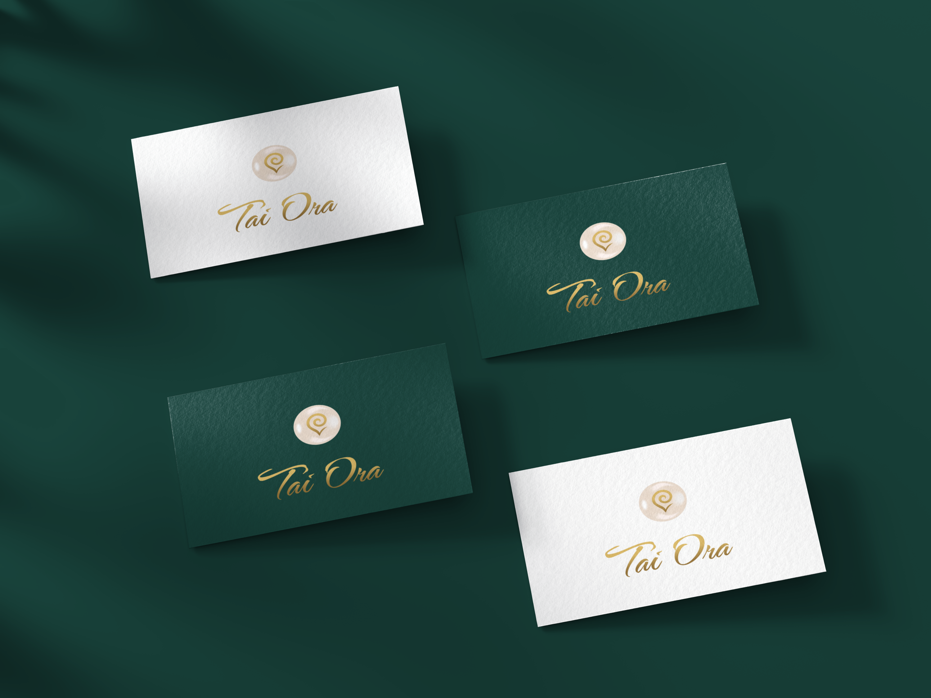 Tai Ora Logo Design: Inspired by the Koru & Heart Symbolism abstract logo abstract mark abstract symbol brand design brand identity branding combination mark logo conceptual symbol design emblem graphic design heart koru logo logo design logo mark pearl workmark logo