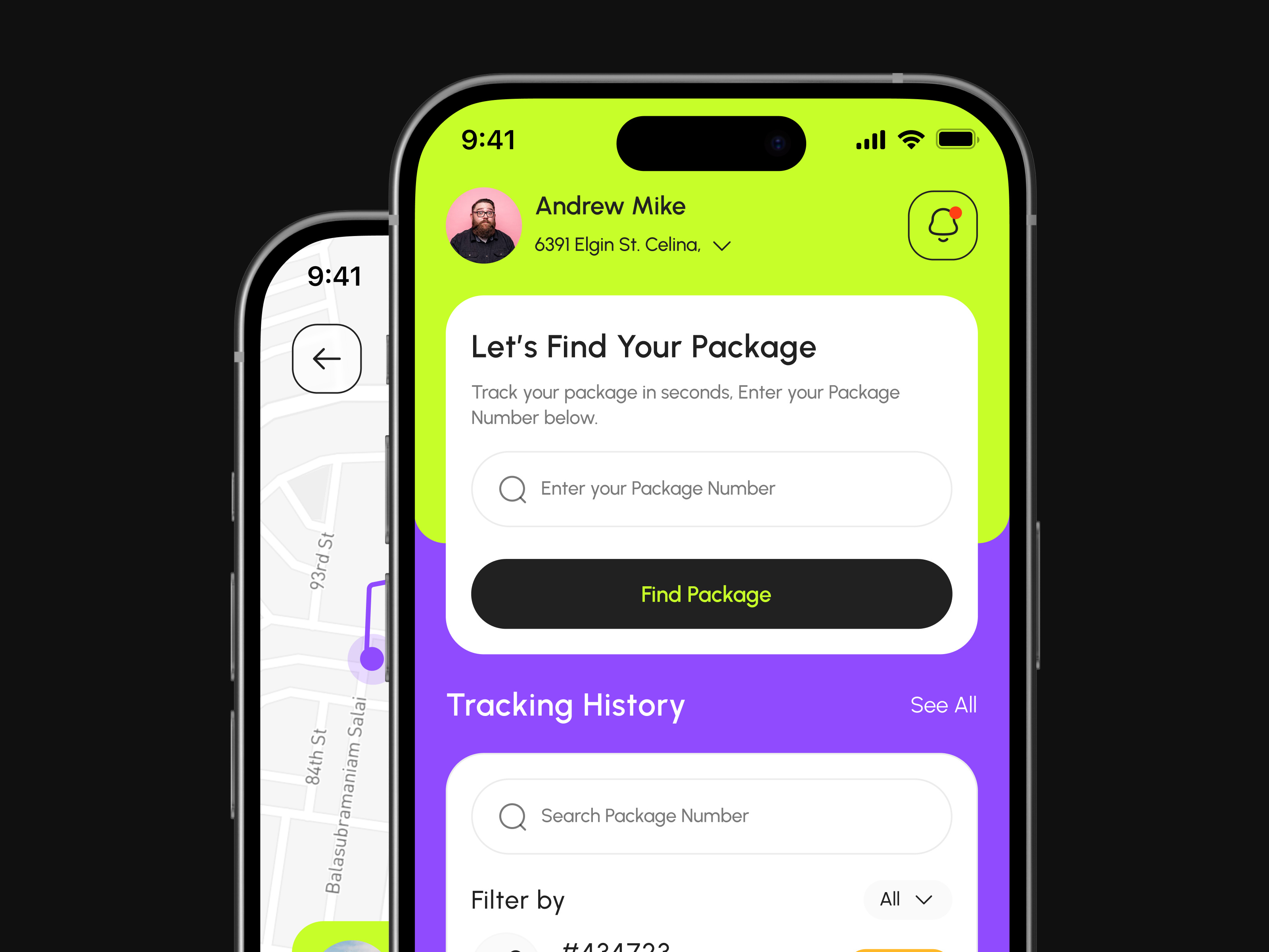 Package Tracking & Delivery App appdesign deliverytracking designinspiration fleetmanagement logisticsapp logisticsui mobileapp mobilelogistics mobileui productdesign realtimetracking transportapp ui uiux userexperience
