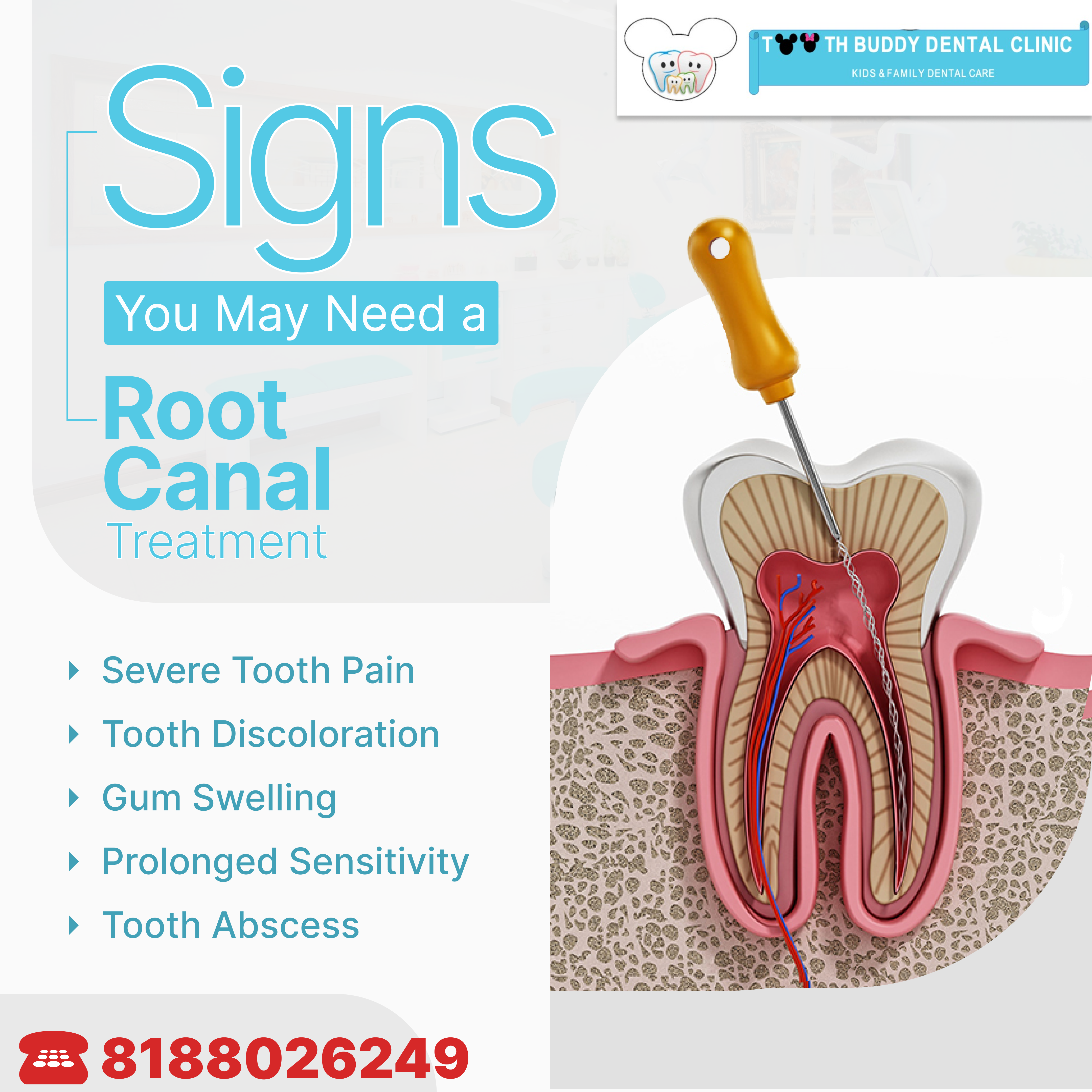 Health Awareness Poster branding dental clinic figma graphic design social media poster