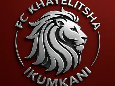 FC Khayelitsha logo 3d branding graphic design logo