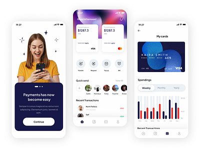 Effortless Mobile Banking UI – Track, Transact, Thrive bankingapp branding design dribbbleshots figmadesign financeui fintechdesign graphic design illustration logo mobilebanking moderndesign paymentapp productdesign ui uidesign uiuxdeign uxdesign uxuidesign vector