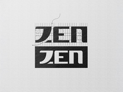 ZEN Branding — Bold Geometry Meets Functional Insight brand identity branding design graphic design logo meaningful branding typography