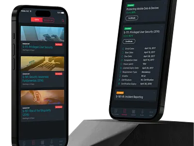 Mobile Certification Manager for Stress-Free Security Training appdesign compliancemanagement cybersecuritytraining graphic design mobile app design mobile app design services mobile app ui mobile app ui design mobile app ui ux design services mobile app ux mobile application mobile ux mobilelms task management ui design trainingsoftware ui ui ux design uiuxdesign user management ui uxdesign