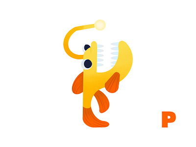 ABC letter. Educational games for children. Education. Anglerfis alphabet fun anglerfish art childrens design common monkfish devil fish digital art educational games european angler fishing frog frog fish graphic design illustration kids kids illustration learning through play monk ocean sea sea devil
