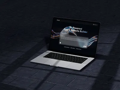 AI App and Web Builder animation branding graphic design logo motion graphics ui