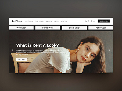 Fashion Landing Page branding design ecommercedesign graphic design illustration logo ui ux uxdesign vector
