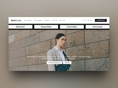 Fashion Landing Page branding design ecommercedesign graphic design illustration logo ui ux uxdesign vector