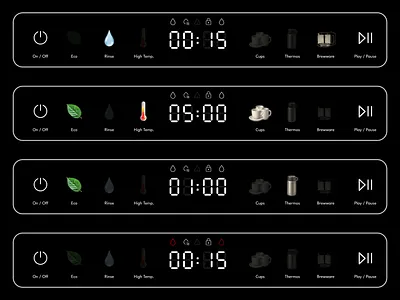 VIVIA – UI Design for a Compact, Plumbing-Free Dishwasher animation graphic design ui userinterface