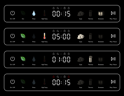 VIVIA – UI Design for a Compact, Plumbing-Free Dishwasher animation graphic design ui userinterface