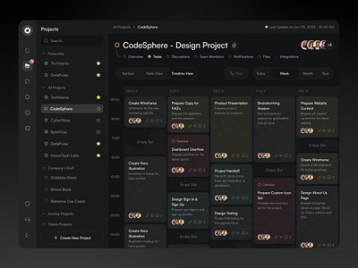 AgileAtlas: Project Management Tool UI Kit calendar dashboard project project management tool sass schedule task task management ui kit