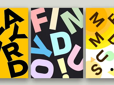 Typography Poster Collection – Letterform Compositions design designinspiration experimentaldesign graphic design graphicposters illustration letterart posters typecomposition typographicart typographydesign