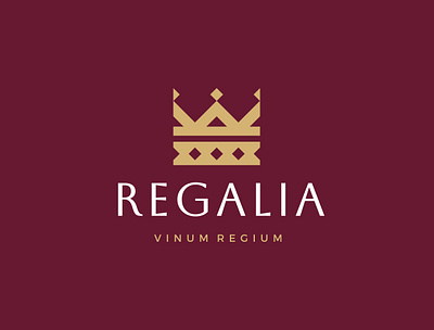 Regalia — Artisanal Wine Brand Logo 🍷 regal timeless branding