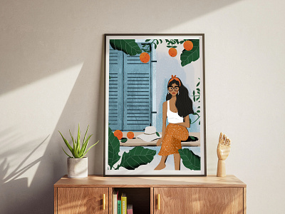 Oranges. branding clean design digital art digitalillustration graphic design illustration ui